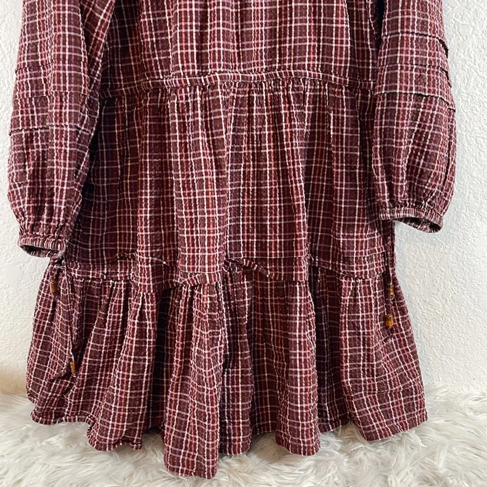 MADEWELL Seersucker Wrap Mini Dress Size XL - Picture 10 of 15